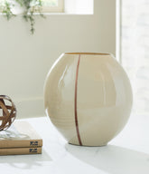 Prime Furniture - Ashley Furniture - Sheabourne Vase - Vase / Cream - A2000701